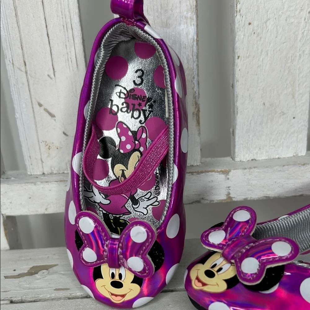 Disney Baby Purple Polka Dot Shoes